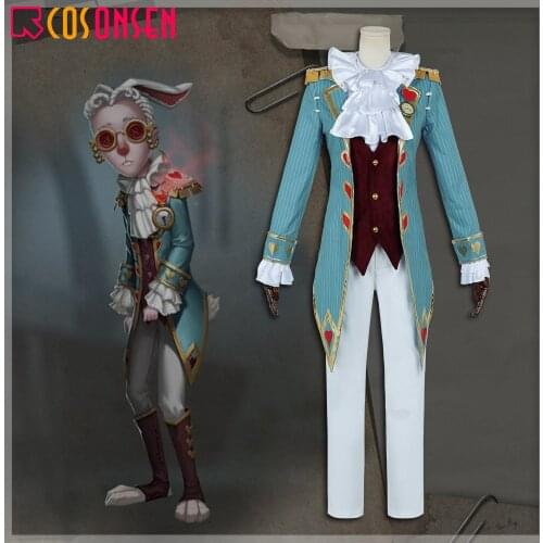 Identity V Lawyer Cosplay Costume Freddy Riley Rabbit Outfits Halloween Outfits COSPLAYONSEN Custom Made