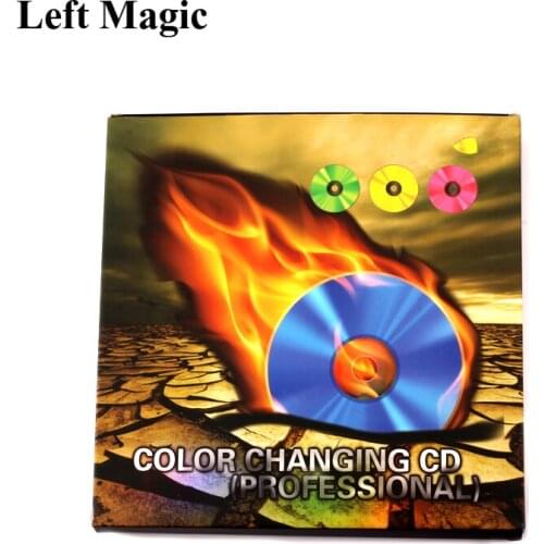 Color Changing CDs / Vanishing CD Magic Tricks (Not Include Silk) DISK Clip Stage Magic Props Mentalism Illusion Gimmick G8045