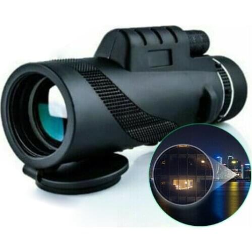 2021 New 80X100 HD Monocular Telescope Phone Camera Zoom Starscope Tripod Telescope Phone Clip For Outdoor Camping Accessories