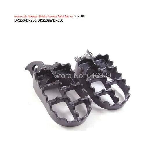 Motorcycle footpegs dirtbike footrest Pedal Peg for SUZUKI DR250/DR350/DR350SE/DR650