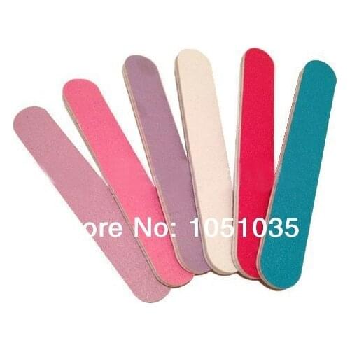 50 pcs mixed colour EVA nail file manicure tool nail file nail emery board dropshipping