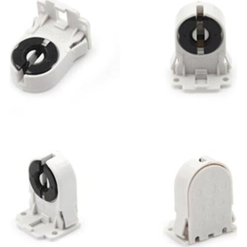 Plastic AC100-250V Holder suitable forT8 G13 LED bracket lamp T8 Fluorescent Light Socket Lamp Base 1PCS