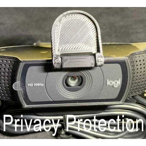 Privacy Shutter Protects Lens Cap Hood Cover for Webcam Logitech Pro Webcam C920 C930e C922 3D PRINT G29 G27 T300 THRUSTMASTER