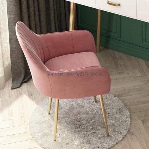 Nordic ins chair net red makeup chair simple desk chair dressing chair home restaurant back chair makeup stool