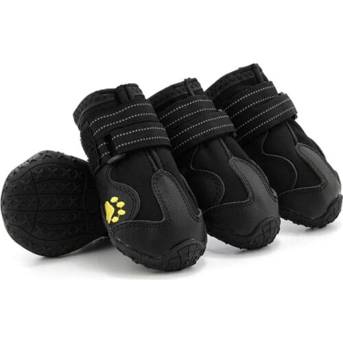 Dog Shoes For Sports Mountain Wearable Pet PVC Soles Paw Protection Outdoor Waterproof Reflective Dog Boots for Small Large Dogs