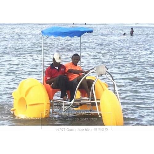 Waterpark Pedal Boat Amusement Device Water Park Sports Equipment Adults 3 Wheels Tricycle Bicycle Bike Aqua Cycle Water Trike