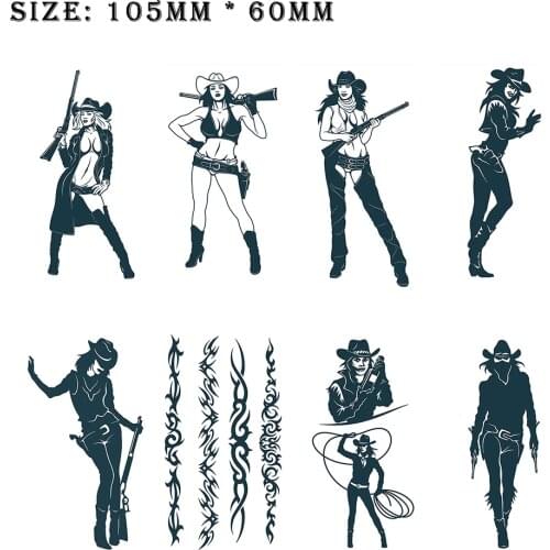 Temporary tattoo sticker Flowers animals skulls Waterproof fake tattoo for men and women 105*60mm