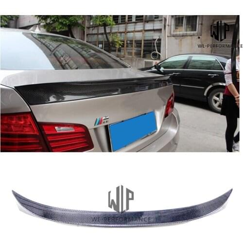 F10 F18 AC Style Carbon Fiber Rear Spoiler Car Styling For BMW 5 Series F10 F18 520i 525i 530i 535i Car Body Kit 2011-2017
