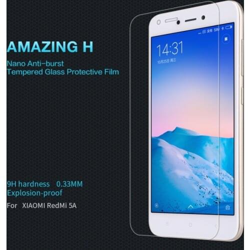 For xiaomi redmi 5A Tempered Glass Screen Protector NILLKIN Amazing H Nanometer Anti-Explosion glass protective film