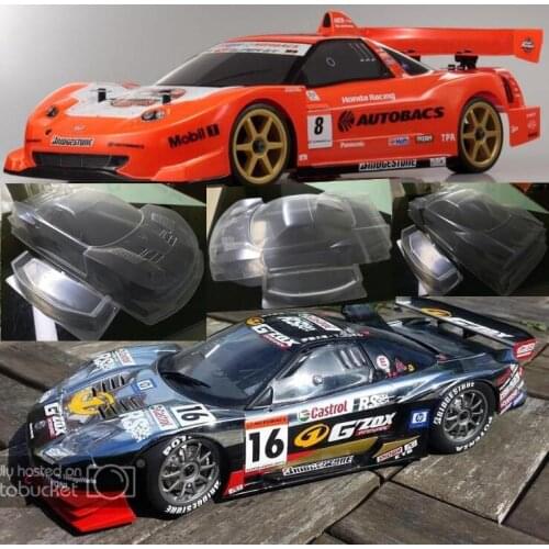 1/10 EP 4WD On Road Kyosho Clear Body NSX GT500 for HSP HPI Tamiya