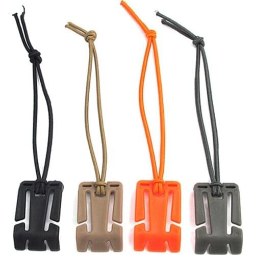 2pcs Backpack Carabiner Clips Molle Buckle Elastic Rope Winder for Securing Straps Outdoor Multi Function Buckle Clip