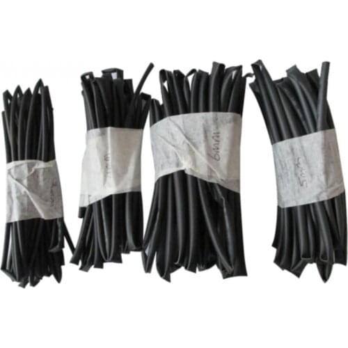 4pcs/set Diameter Assortment Polyolefin Heat Shrink Tube 3mm 4mm 5mm 6mm DIY Connector Insulated Sheath Repair Tools Wrap Wire