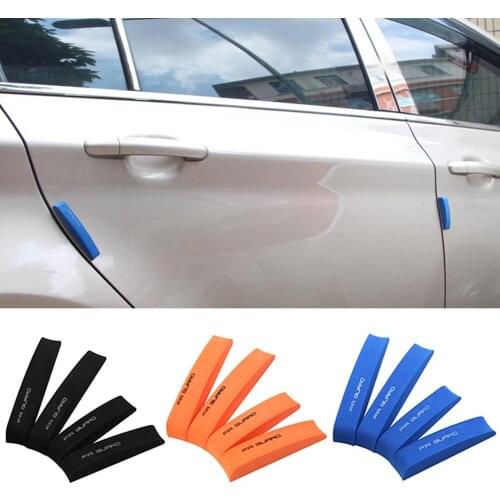4Pcs Automobile Door Edge Anti-collision Strip EVA Foam Car Vehicle Door Edge Scratch Collision Guard Strip Sticker Decor