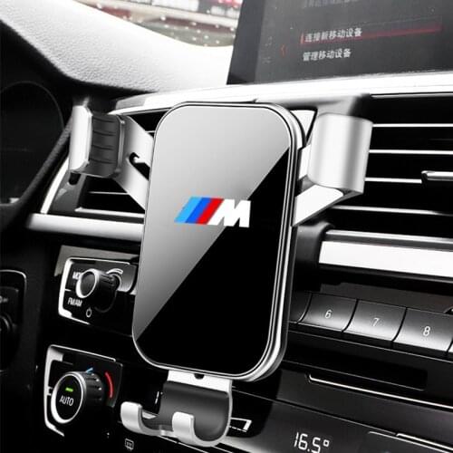 For BMW M LOGO E36 E92 E30 E34 E46 E39 E90 E91 E60 Car Phone Holder Car Mobile Phone GPS Holder Car Dashboard Cell Phone Mount
