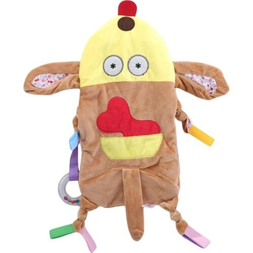 Baby Plush Toys Soothe Appease Towel Cartoon Animal Appease Dolls For Newbrons Soft Stuffed Towel Sleeping Toys