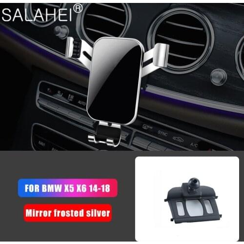 For BMW X5 X6 2014 2015 2016 Phone Holder Auto Air Vent Mount Cell Phone Holder Dashobard Stand Cover For BMW X5 X6 2017 2018