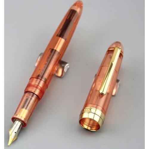 DKW male female fountain pen High quality pens business gift boyfriend present husband luxury caneta with 5pcs ink sac 008