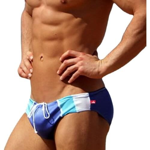 AUSTINBEM Low Waist Swimming Trunks Bathing Suit sexy surf swim briefs men sport for Men Swim shorts Swim Briefs