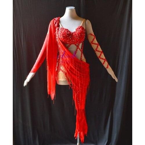 KAKA-L200514 Custom Made Women Dance Wear,Girls Fringe Latin Dress,Salsa Dress Tango Samba Rumba Chacha Dress,Girls Latin dress
