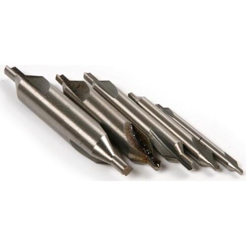 Brand New 5Pcs/Set Center Drill Bit Tip Diameter 1/4 1/8 3/8 3/16 5/16 High Hardness Sharp Blade HSS A-type Drilling Hand Tools
