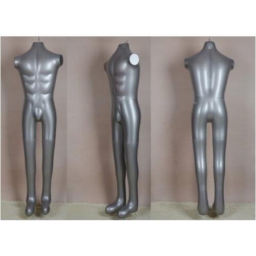 New Arrival Male Full Body Hat Uniform Top Pant Inflatable Mannequin Dummy Model Display