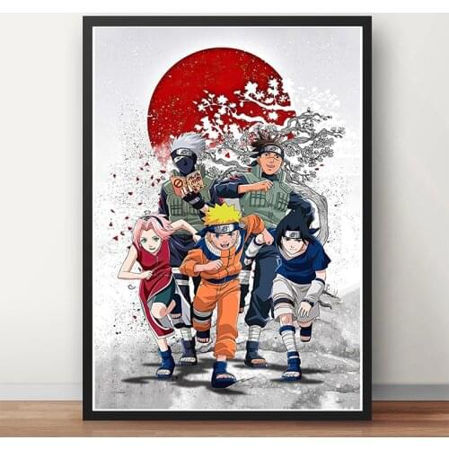 Anime Naruto Poster Sasuke Wall Art Decor Unframed Print Canvas Painting Japanese Poster Painting Living Room Home Decoration
