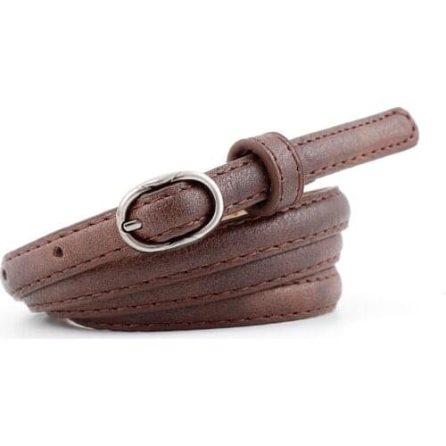 105X1.1Cm Hot Fashion Ladies Simple Fine Belt For Women Classic Jeans Wild Female Leather Waist Belt Jeans Belt Ceinture