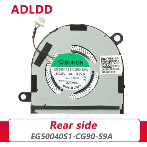 Laptop Cooling Fan EG50040S1-CG90-S9A DC5V 0.27A 4Pin for DELL Latitude7400 2 in 1 DP/N 09D1T8 9D1T8
