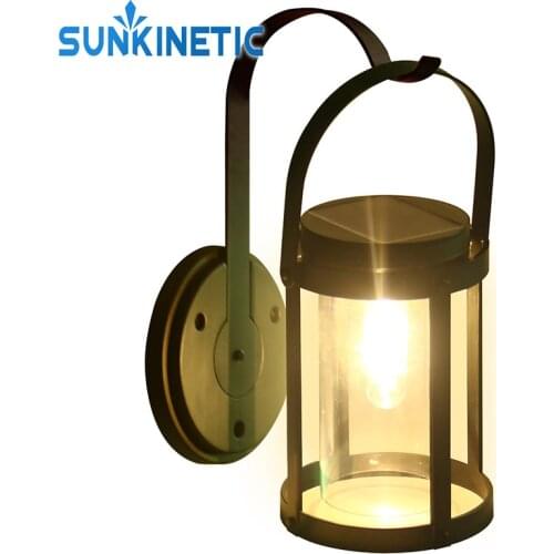 LED Solar Garden Light Waterproof Outdoor Wall Lighting Upgrade Hanging Solar Lights Lantern Pathway Garden Outdoor Lamp Lights