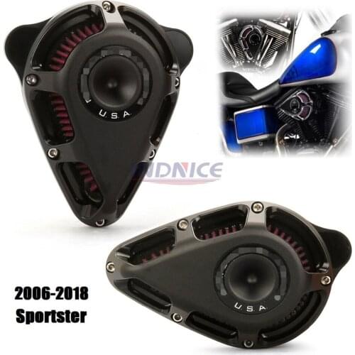 For harley Turnable Black Ops contrast cut air intake cleaner fliter Sportster XL883 1200 48 72 air filters 1991-2020