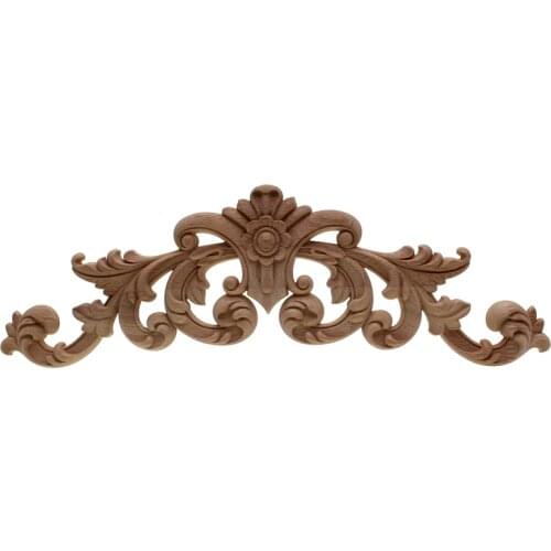 VZLX Wood Home Decoration Accessories Wooden Cupboard Doors And Windows Small Decorative Floral Applique Mini Crossbow Kawaii