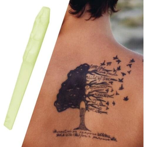 1Set Tattoo Kit 3D Printing Practice Tool Stainless Steel DIY Makeup Hand Poke Stick for Beginner