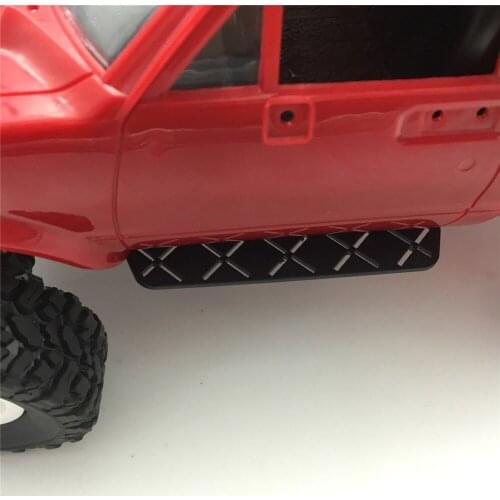 1 pair Full Metal Anti-Real Pedals for WPL C14 C24 RC Truck Car Accessories Parts Footboard