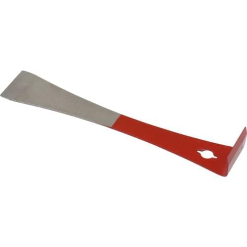 1 pcs Red Beekeeping Stainless Steel J Shape J-type Tool Curved Tail Bee Hive Hook Scraper Beekeeping Tool
