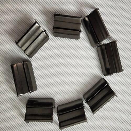 2.5cm Gun Black metal buckle Suspenders adjustment buckles Craft Sewing materials Garment Accessories