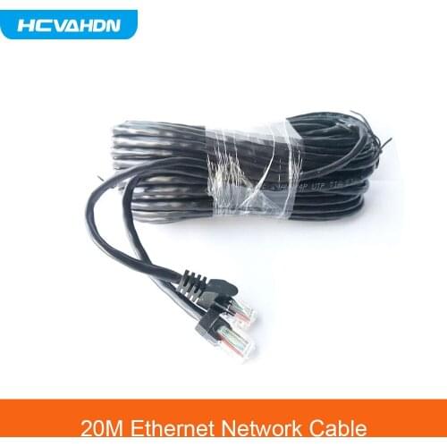 20M 65ft cat5 Ethernet Network Cable RJ45 Patch Outdoor Waterproof LAN Cable Wires For CCTV POE IP Camera System