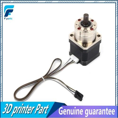 2x Nema17 Stepper Motor 42 motor 4-lead Extruder Gear Stepper Motor Ratio 5.18:1 Planetary Gearbox For QR Extruder Cloned Btech