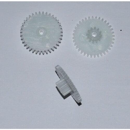 36142B 36142.5B M=0.5 Double-layer Gears OD 19mm 36 Teeth/ 14 Tooth 2.05mm 2.55mm Hole Plastic POM Gear Wheels 10pcs/lot