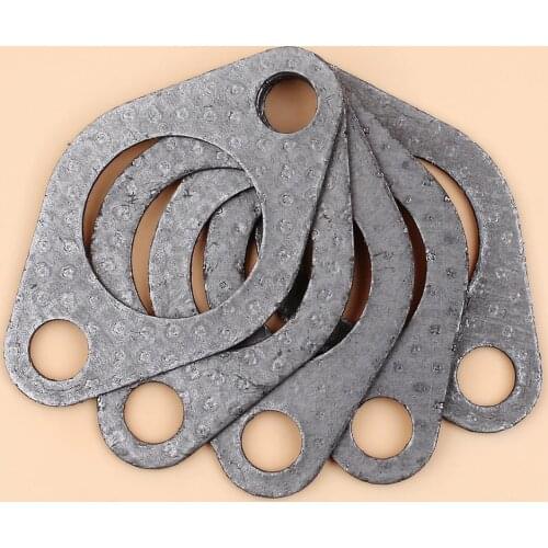 5Pcs/lot Muffler Gasket Fit Honda GX270 GX390 GX340 GX240 188F 190F 5.5KW 6.5KW Small Gasoline Engine Motor Petrol Generator