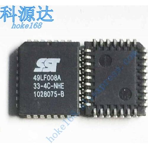 5pcs/lot SST49LF008A-33-4C-NHE SST49LF008A 49LF008A PLCC-32 In Stock