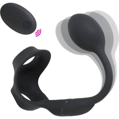 Wireless Anal Plug Butt Expander Vibrators For Men Prostate Massager Strapon Penis Sex Toys Male Masturbator Delay Ejaculation