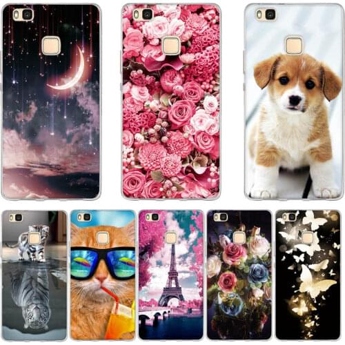 For Fundas Huawei P9 Lite Case Cute Animal Silicone Soft TPU Cover for Huawei P9 Lite Case Cover for Huawei P9 Lite Case Coque