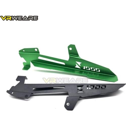 CNC Aluminum Motorbike Chain Cover Protective Decorate Guard Motorcycle Accessories Green Gold Red for Kawasaki Z1000 Z1000SX