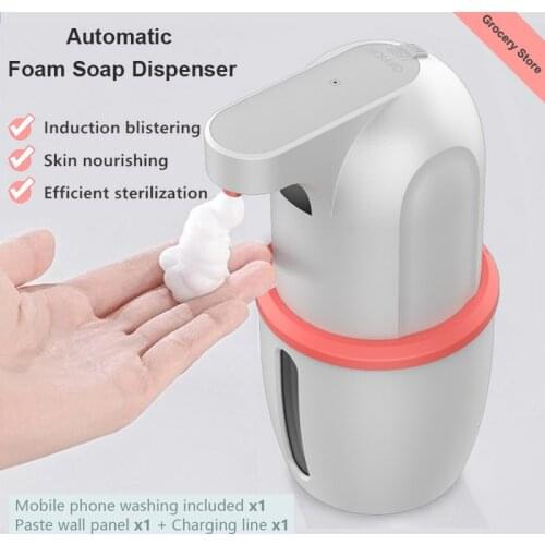 275ML Automatic Induction Smart Soap Dispenser Kitchen Toilet Wall-mounted Soap Dispenser Hand Sanitizer Bubbler