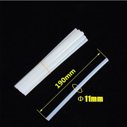 5ps 11 X190mm Electric Glue Gun Non-Toxic Transparent Hot Melt Glue Sticks DIY Jewelry Wood Crafts Toy Repair Home Adhesive Tool