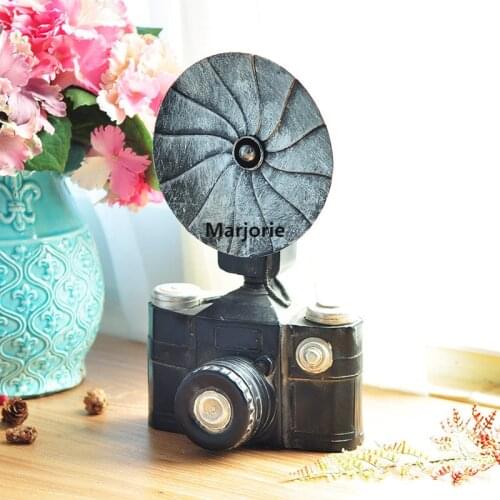 2021 new retro SLR model props camera resin crafts gifts ornaments cafe store decorations