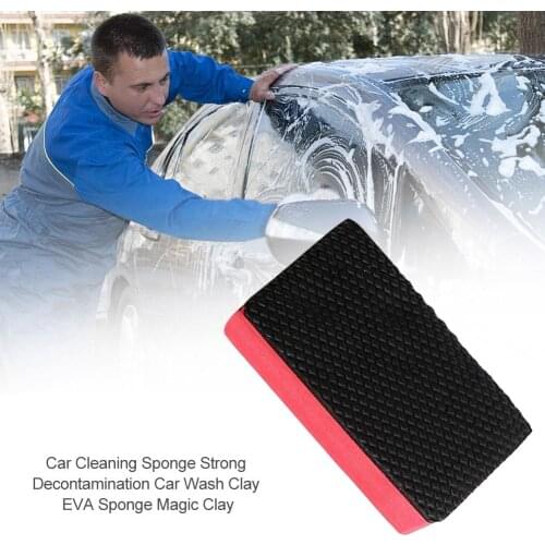 Car Cleaning Clay Car Wash Mud Cleaning Sponge EVA Sponge Magic Clay Bar Car Detailing Cleaning Care Washing Tool Multifunction