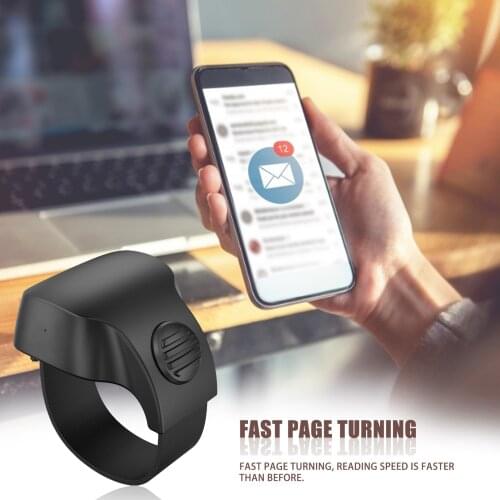 Hot Remote Control Ring E-book Page Turner Ring Android Bluetooth Remote Control Ring Smart Wireless Controller Dropshipping