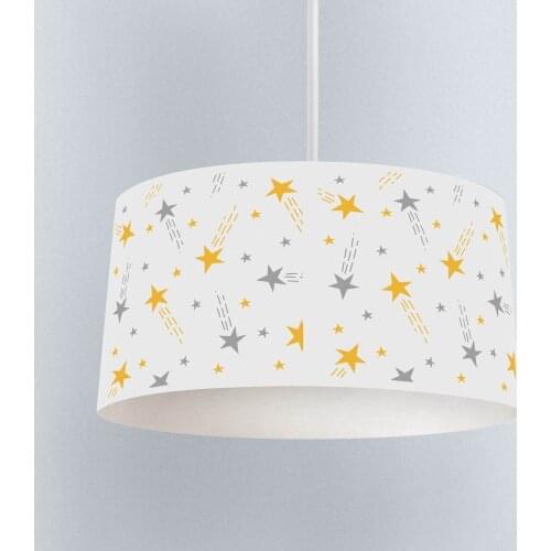 Flying Star Boy Printing Patterned Kids Baby Room Bedroom Light Pendant Lamp Chandelier