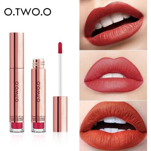 Matte Lip Glaze Mist Face Lip Glaze Liquid Lipstick Makeup 12 colors
